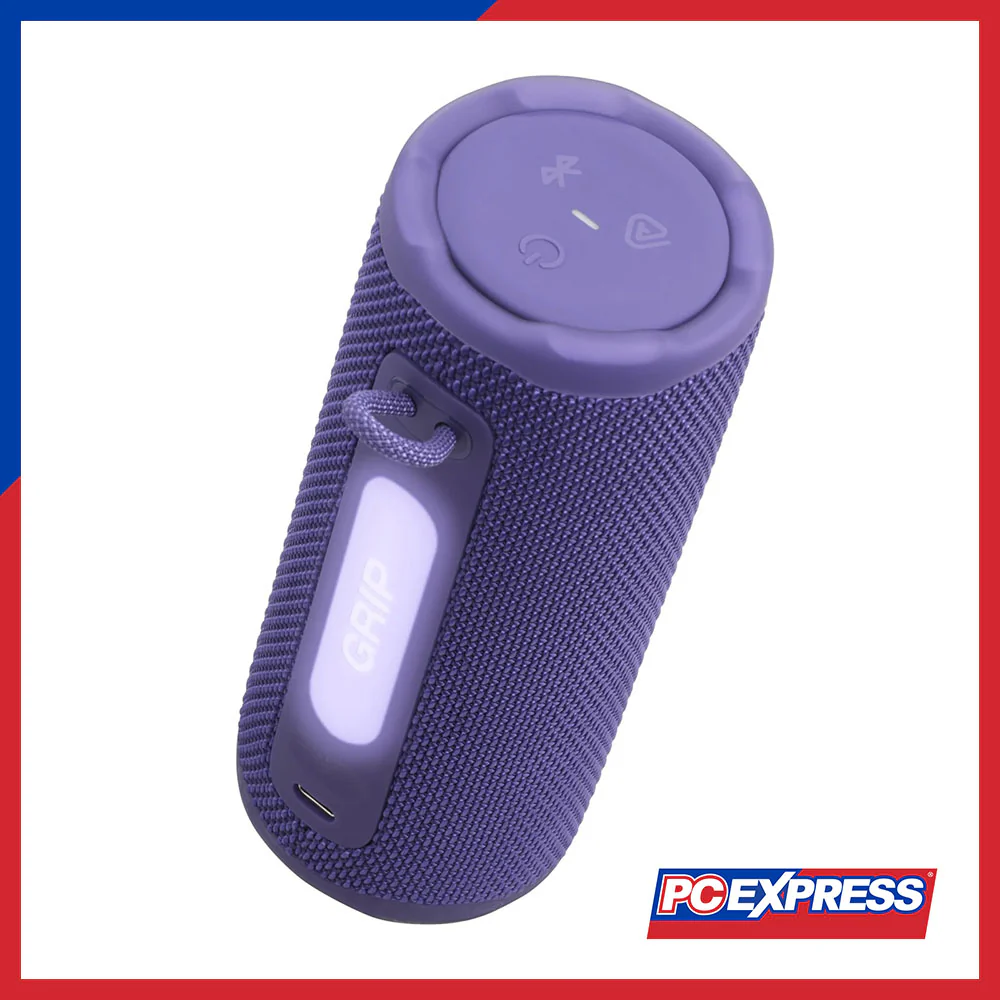 JBL Grip Compact Bluetooth Speaker with Pro Sound & Ambient Light - Purple - Image 4