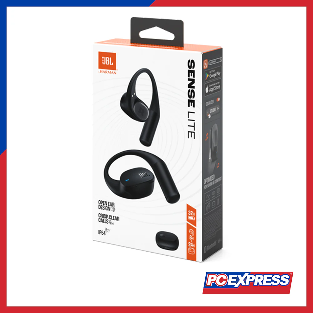 JBL Sense Lite True Wireless Open-Ear Headphones - Black - Image 6