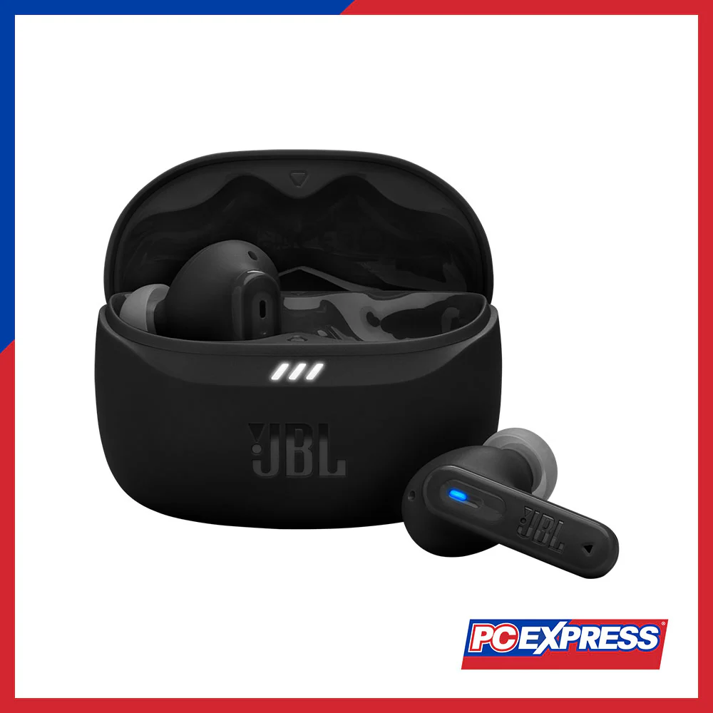 JBL Tune Beam 2 True Wireless Noise Cancelling Earbuds - Black