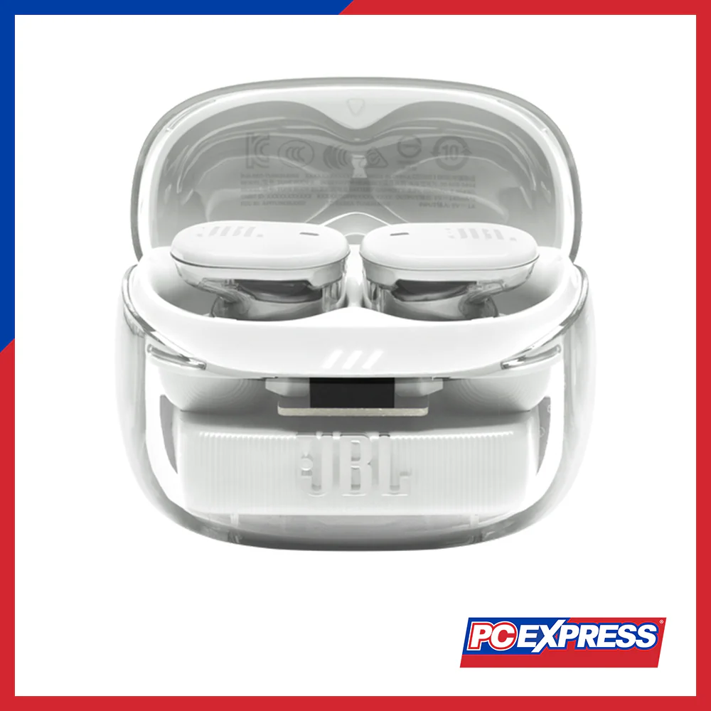 JBL Wave Buds 2 True Wireless Noise Cancelling Earbuds - White (Ghost Edition) - Image 3