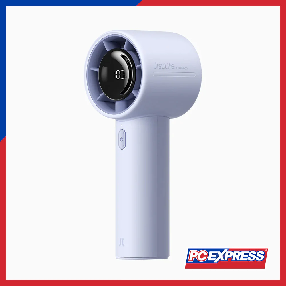 JISULIFE 10S 5000 mAh Handheld Fan - Blue