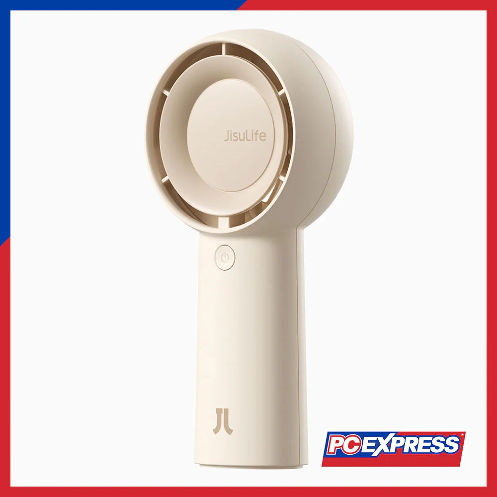 JISULIFE 5 Plus (FA43) 4000 mAh Handheld Fan - Light Brown