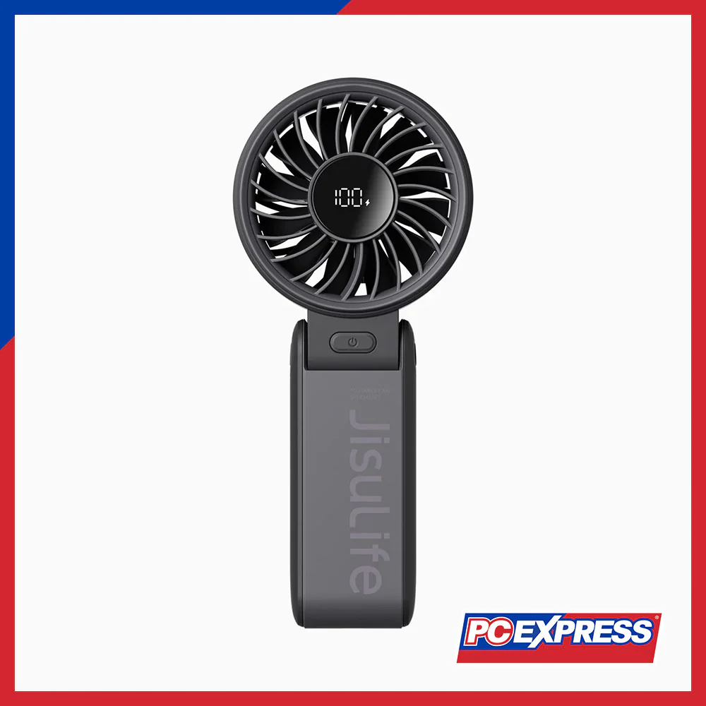 JISULIFE 7 3600 mAh Handheld Fan - Black