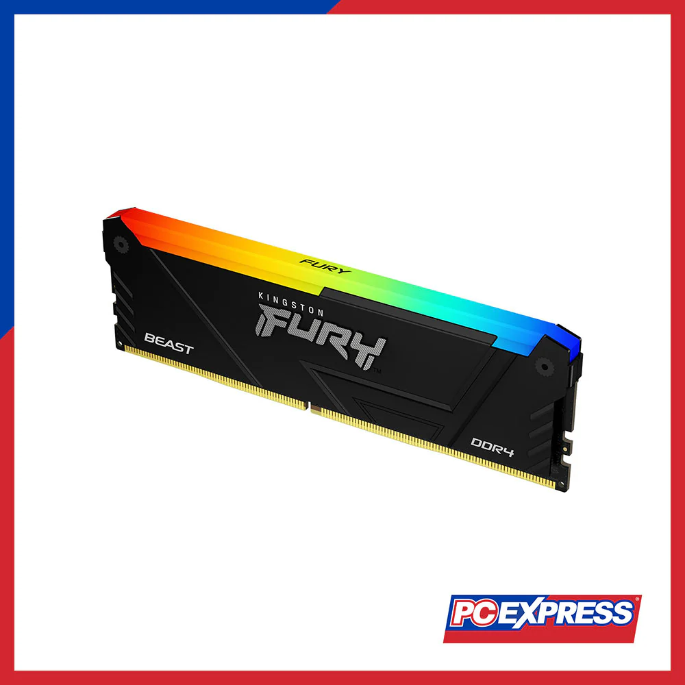 KINGSTON 16GB DDR4 3200MHz FURY Beast RGB (1x16gb) Memory Module - Image 2