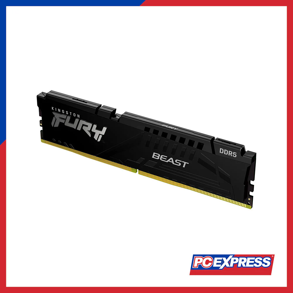 KINGSTON 16GB DDR5 6000MT/s FURY™ Beast (1x 16GB) (KF560C30BBE-16) Desktop Memory - Black - Image 2