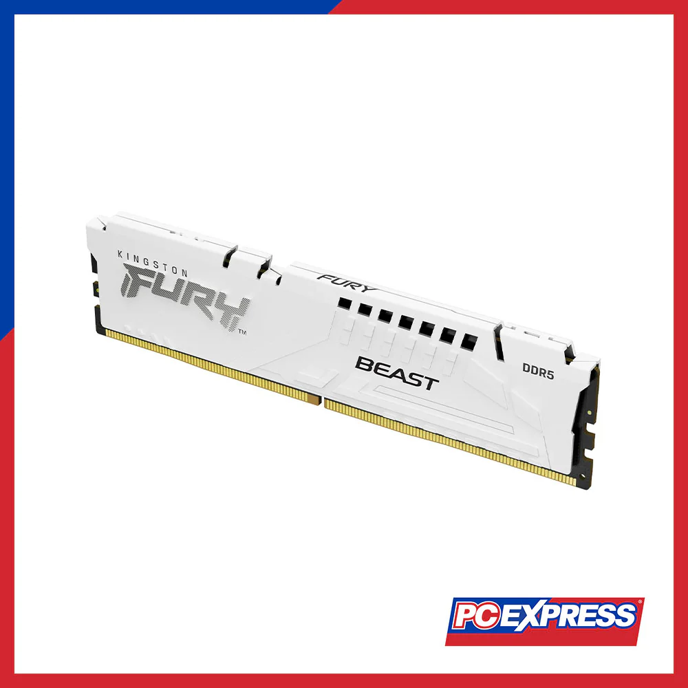 KINGSTON 32GB DDR5 6000MT/s FURY™ Beast (1x 32GB) (KF560C40BW-32) Desktop Memory - White - Image 2