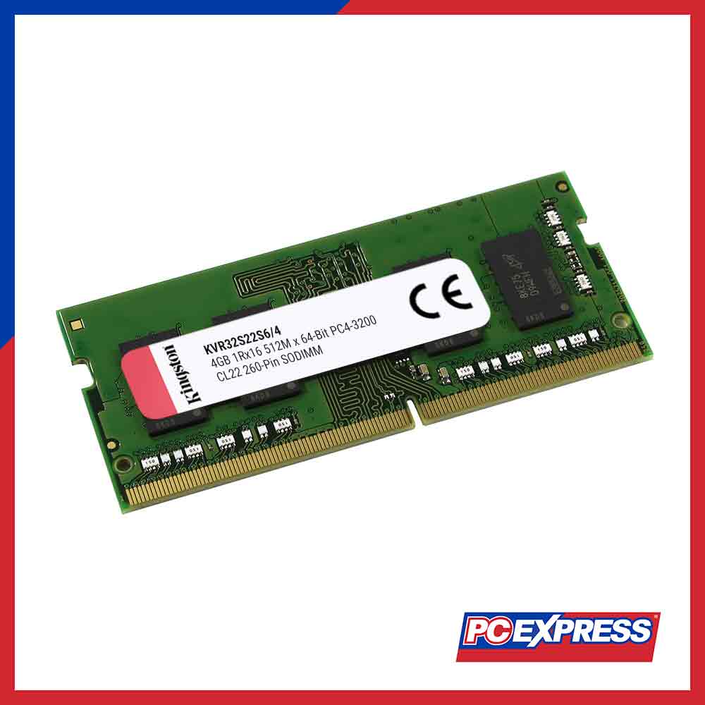 Kingston 4GB DDR4 PC3200MHZ Non-ECC SODIMM (KVR32S22S6/4) RAM - Image 3