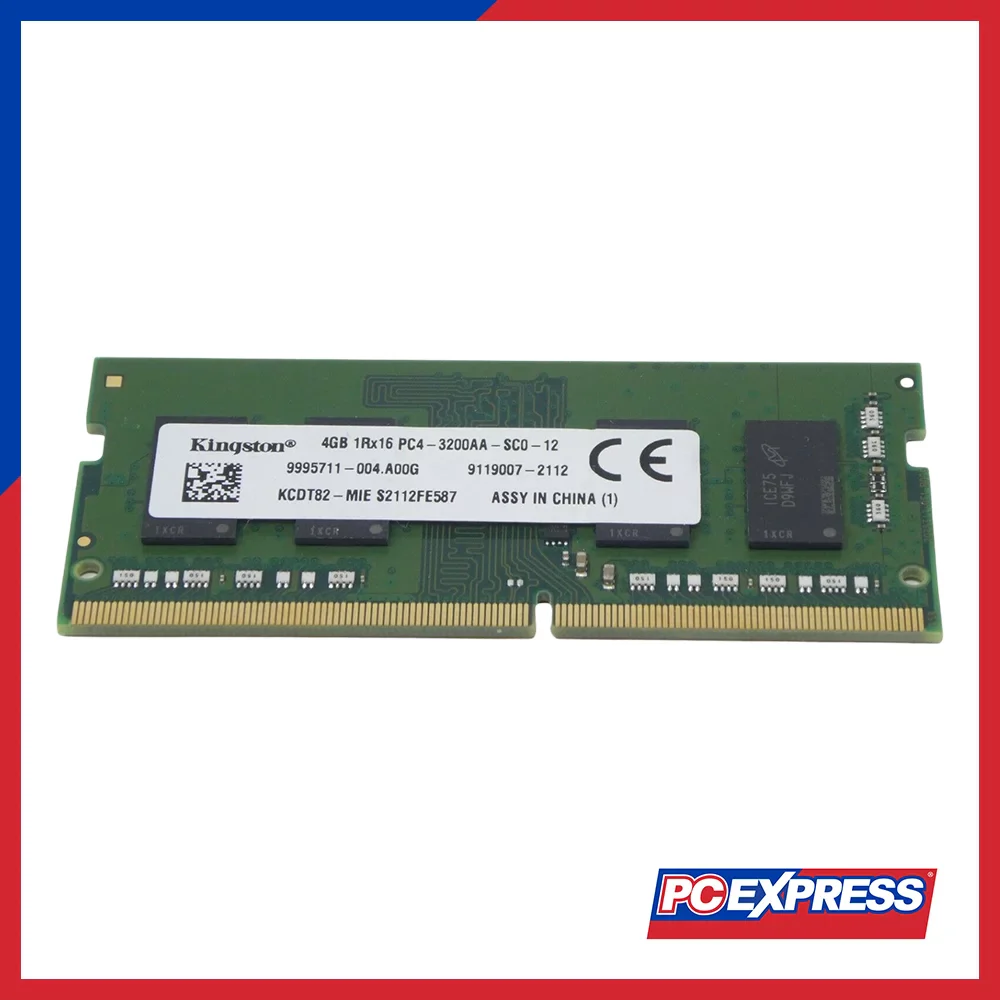 KINGSTON 4GB DDR4 PC3200MHZ SODIMM KCDT82 RAM - Image 2