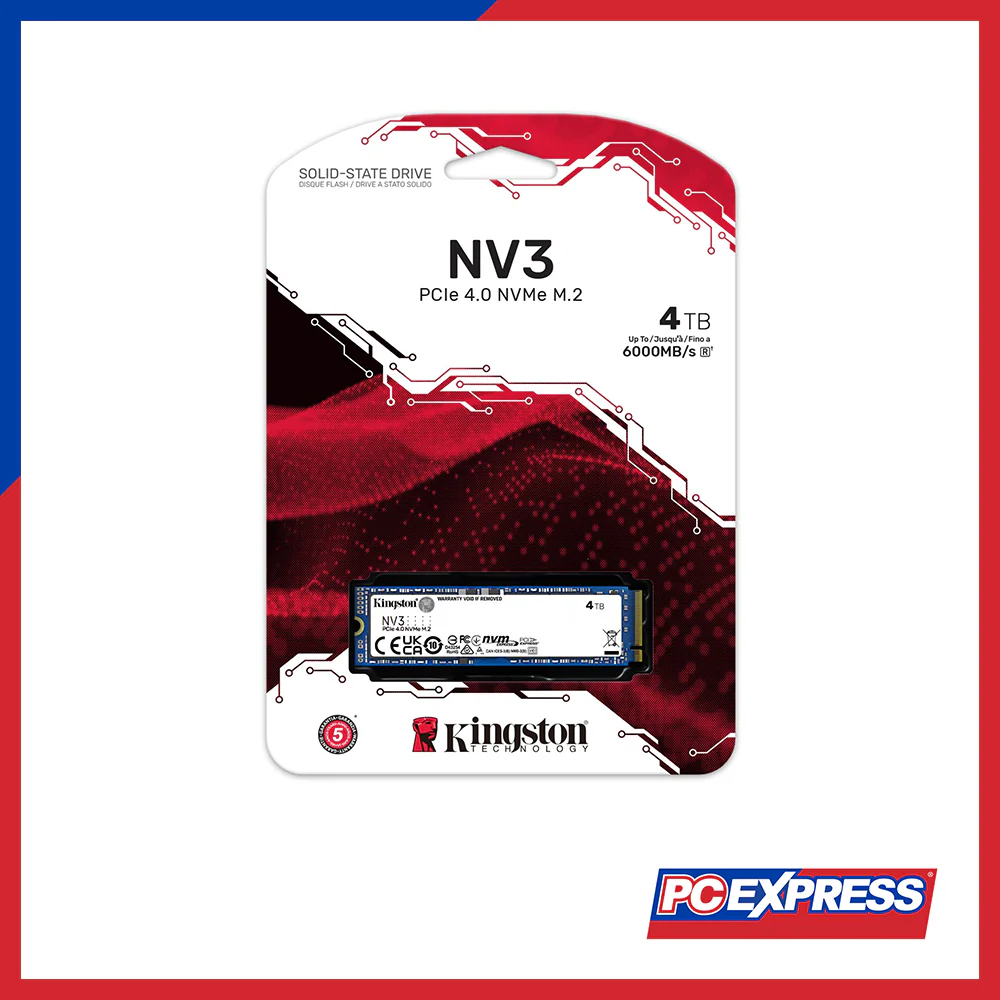 KINGSTON 4TB NV3 M.2 PCIe NVMe Solid State Drive - Image 3