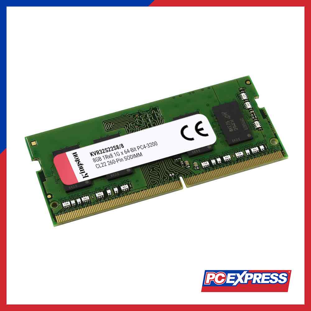 Kingston 8GB DDR4 PC3200MHz Non-ECC SODIMM (KVR32S22S8/S6/8) RAM - Image 2
