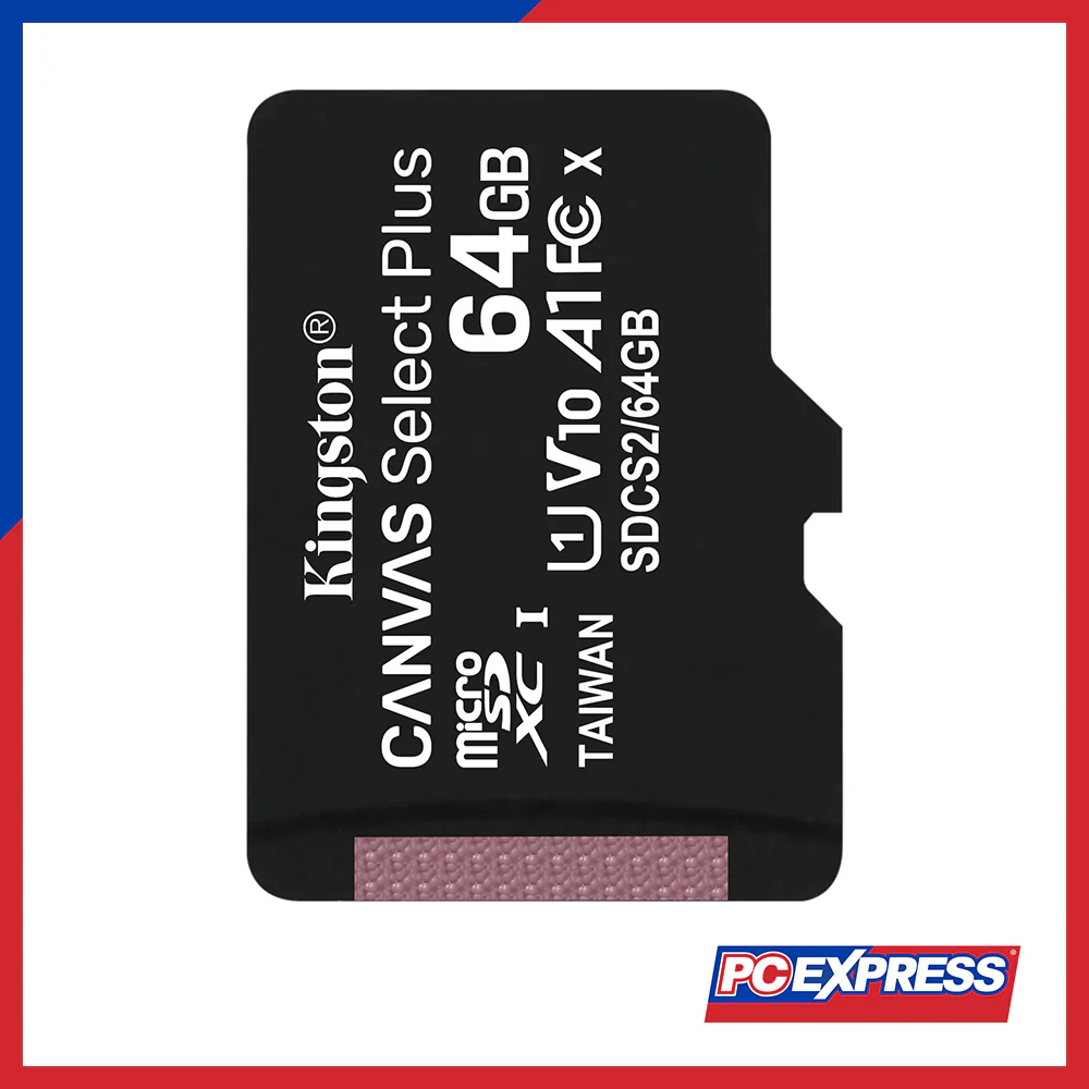KINGSTON Canvas Select Plus Micro SD (SDCS2/64GB) 100MB/S With Adapter Memory Card - Image 2