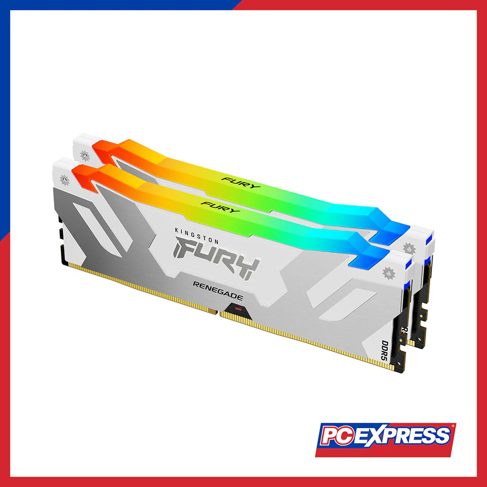 KINGSTON FURY Renegade 32GB DDR5 6000MT/s (2X16) RGB Memory (White) - Image 2