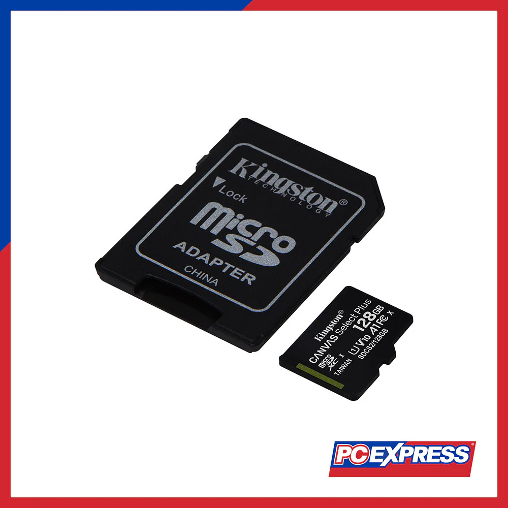 KINGSTON Micro SD 128GB CS Flash Memory Class 10 with Adapter - Image 2