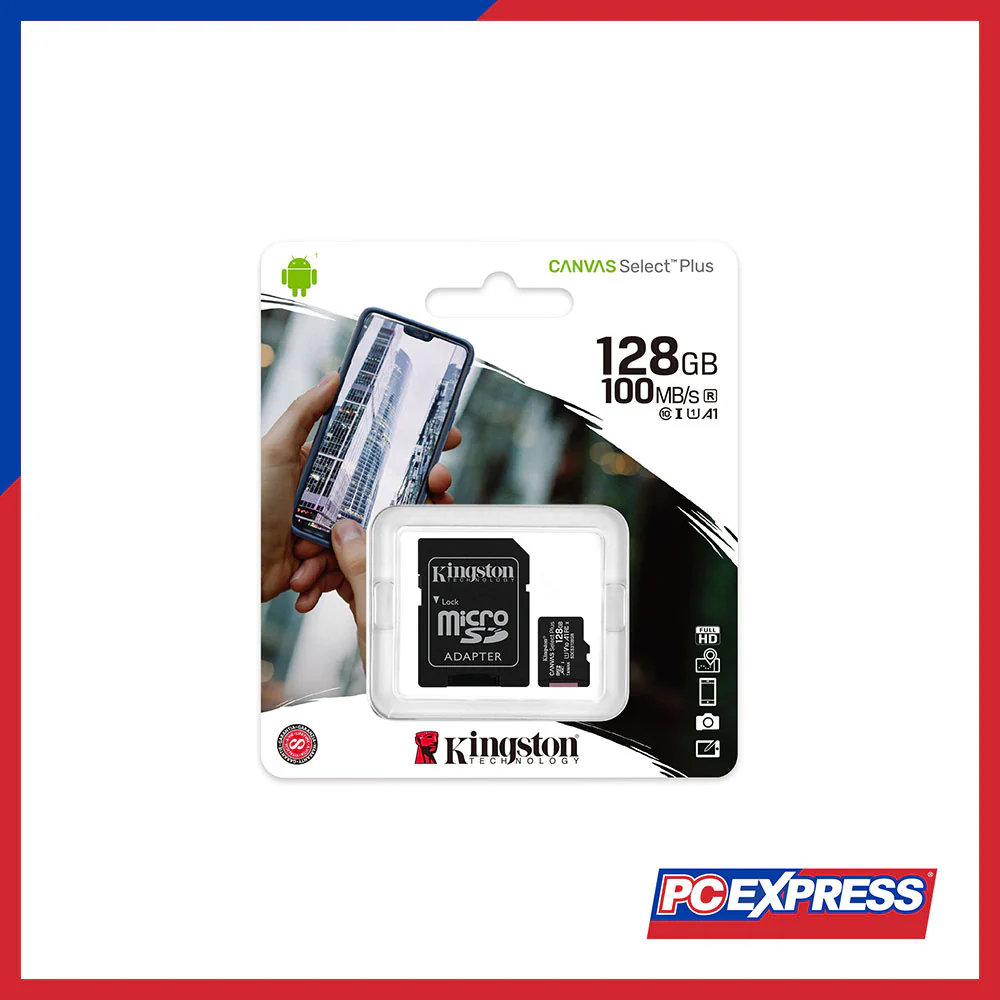 KINGSTON Micro SD 128GB CS Flash Memory Class 10 with Adapter - Image 3