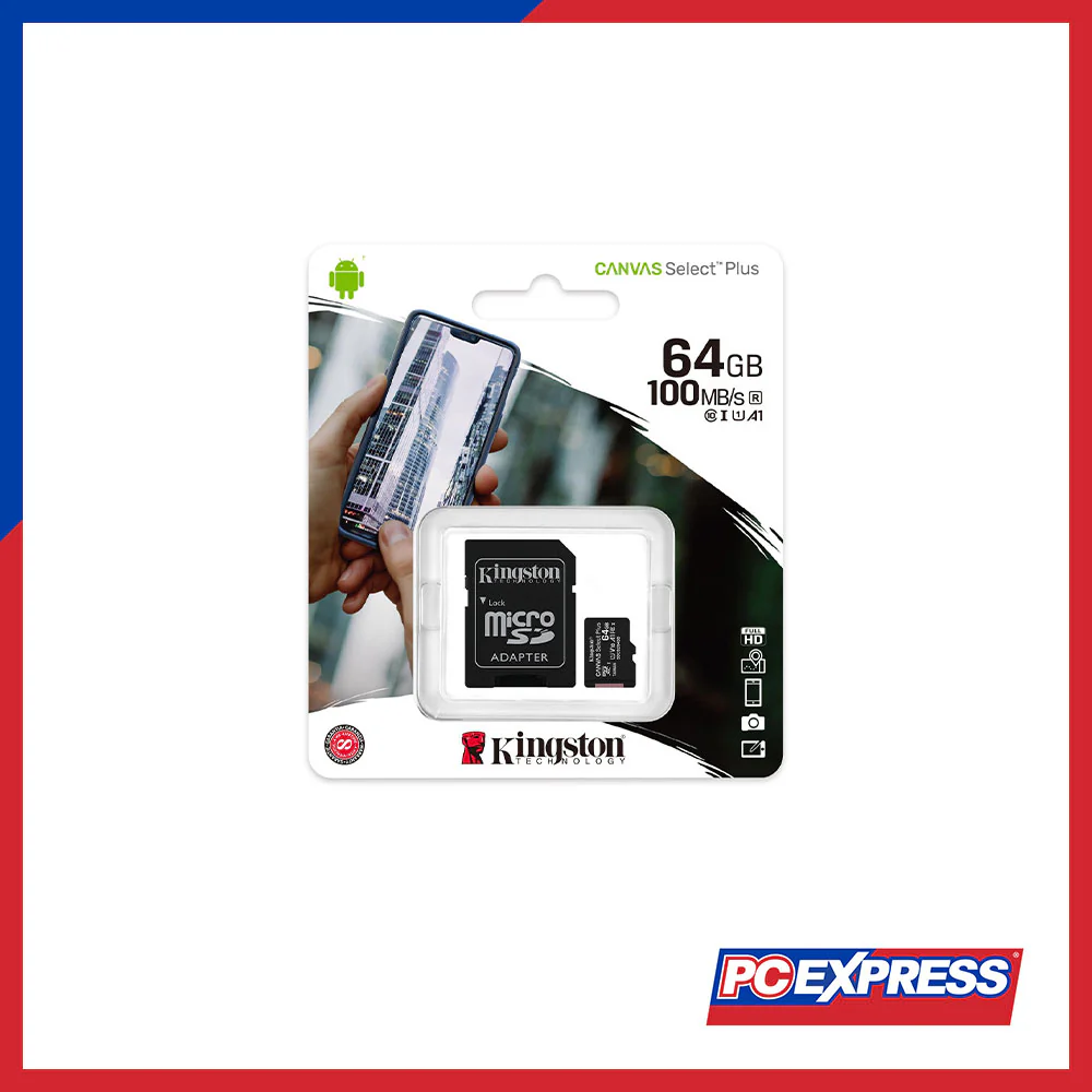 KINGSTON Micro-SD 64GB CL10 with Adapter - Image 3