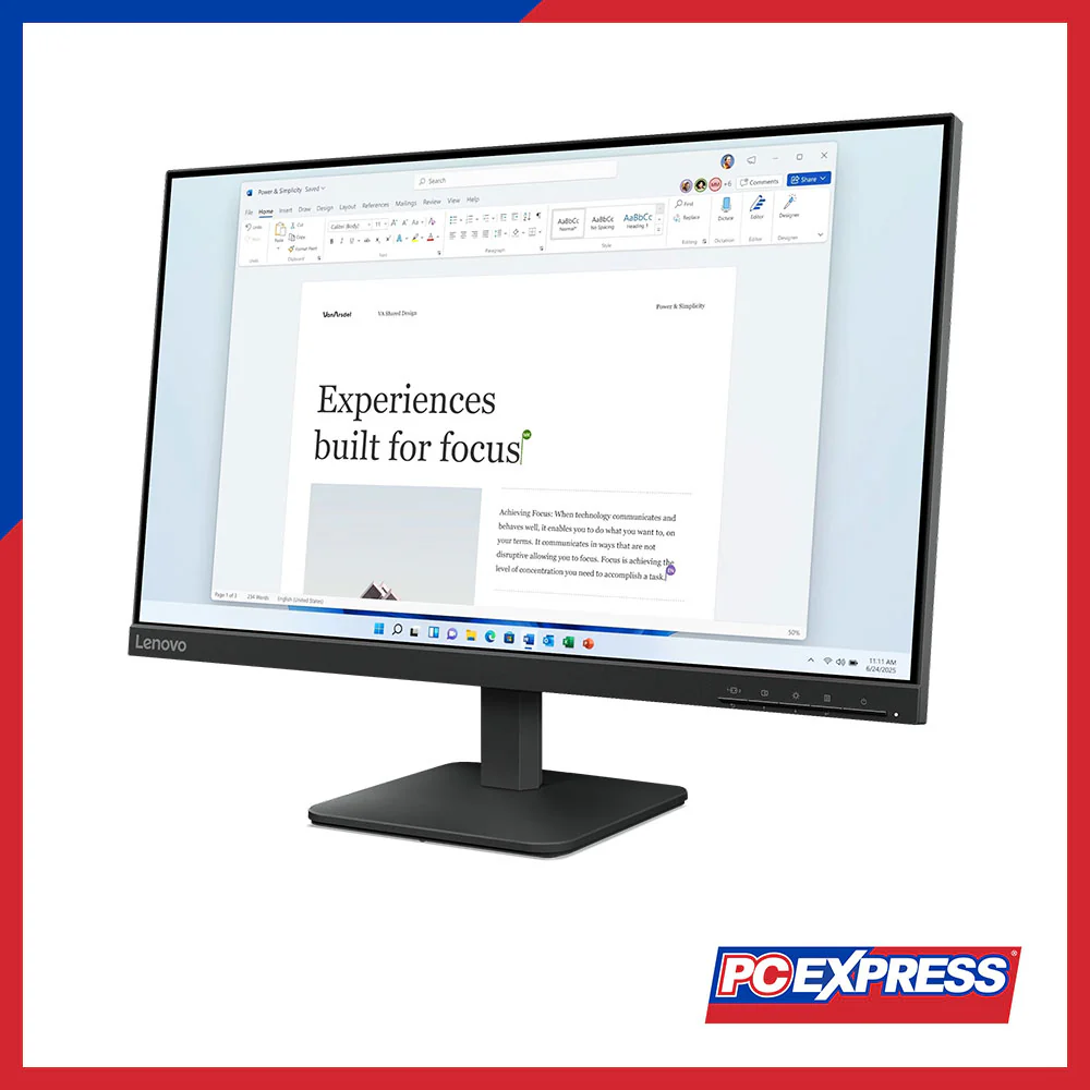 LENOVO 23.8" L24-4E IPS Monitor - Image 2
