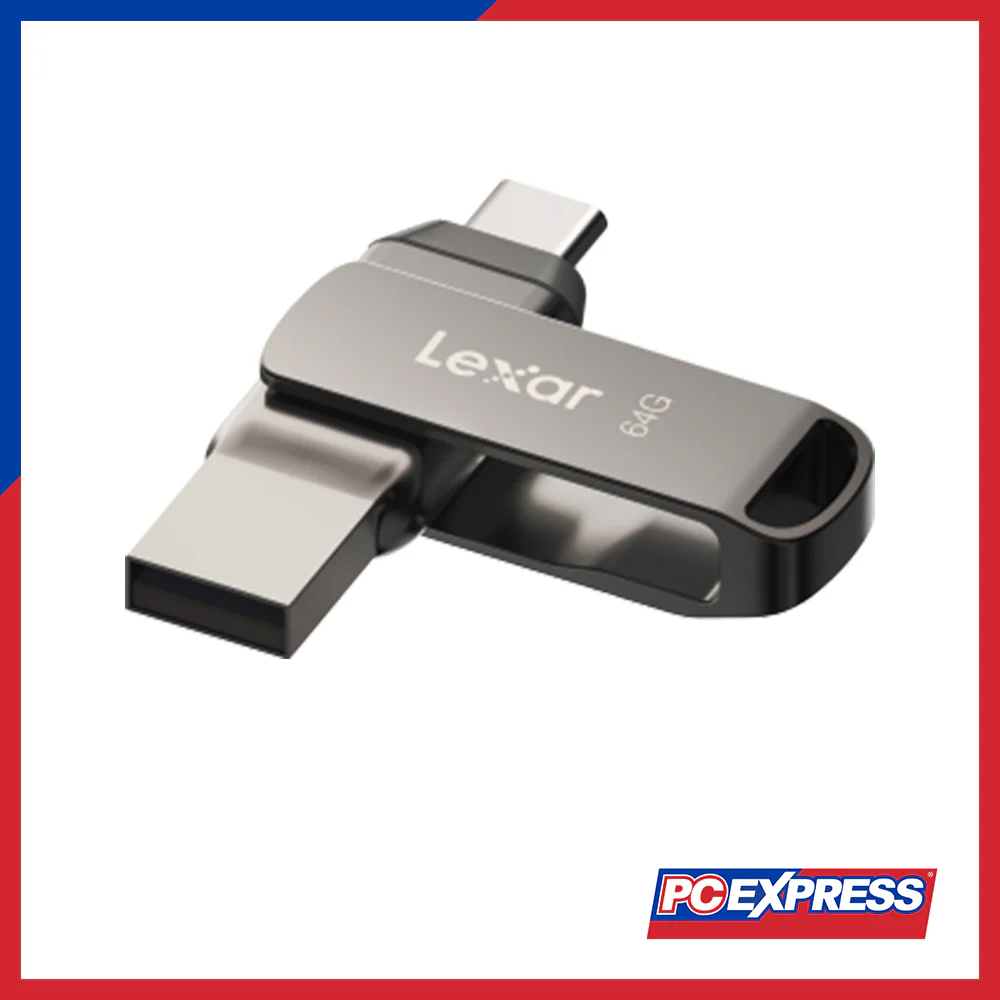 LEXAR 64GB JumpDrive Dual Drive D400 (LJDD400064G-BNQNG) USB 3.2 Type-C™ - Image 3