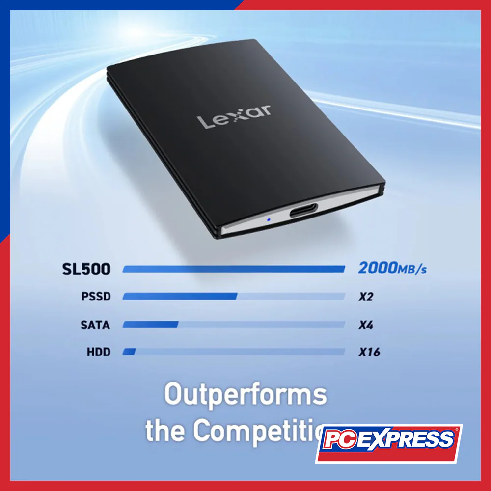 LEXAR SL500 2TB USB 3.2 Gen 2X2 (LSL500X002T-RNBNG) Portable External Solid State Drive - Image 4