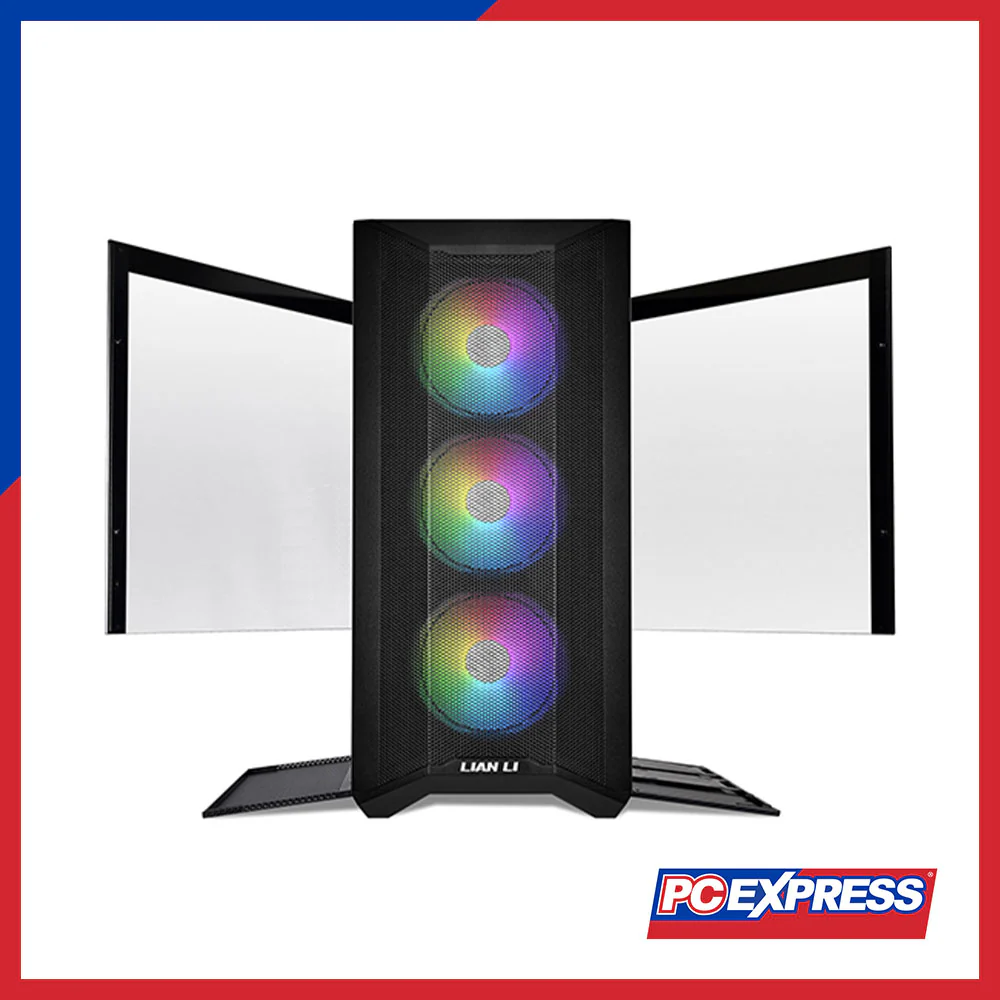 LIAN LI LANCOOL II Mesh Tempered Glass Chassis (Black) - Image 3