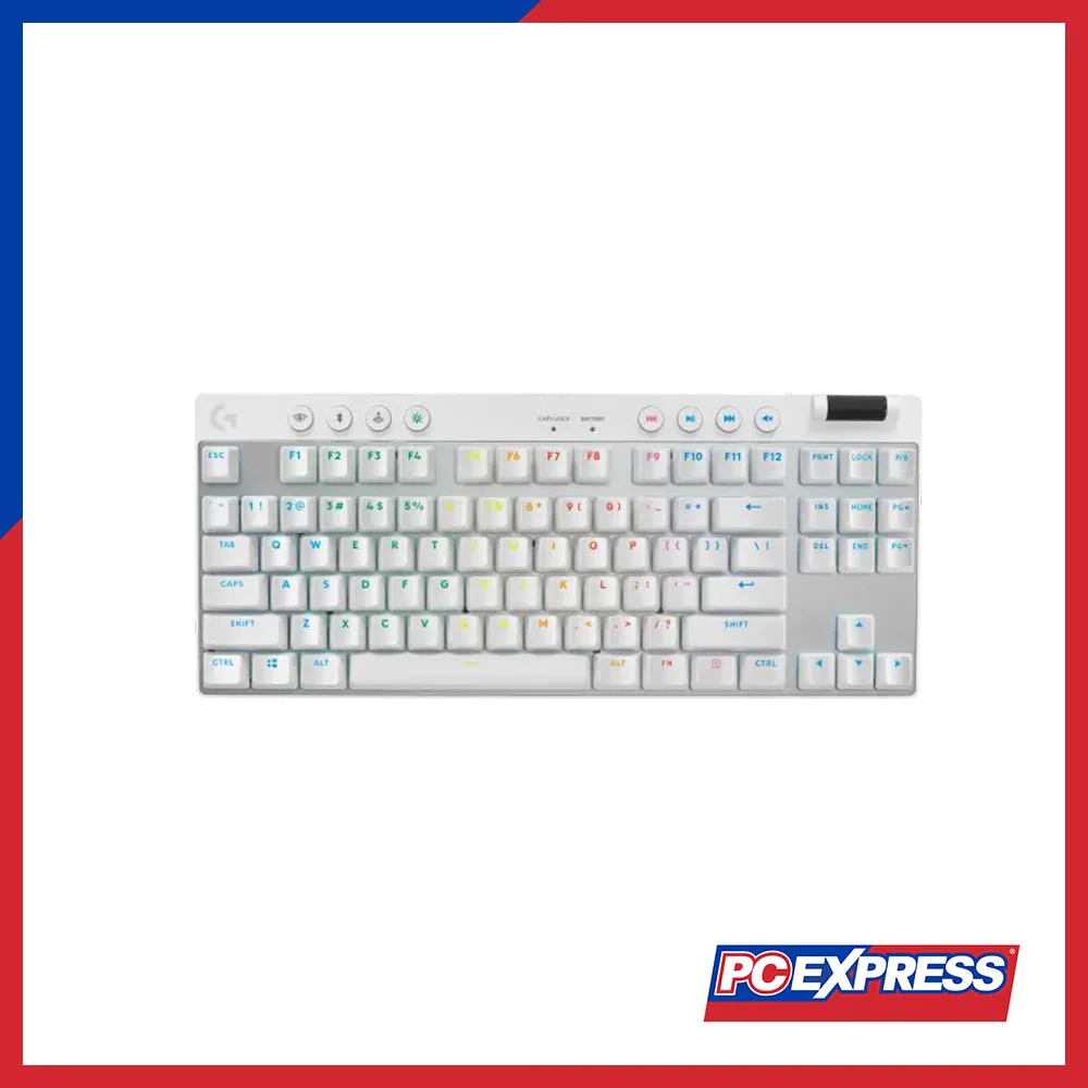 Logitech G PRO X TKL Wireless Gaming Keyboard (White) - Image 3