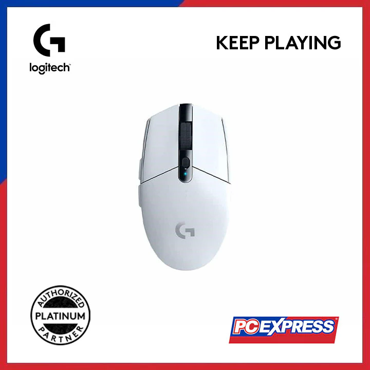LOGITECH G304 LIGHTSPEED Wireless Mouse (White)