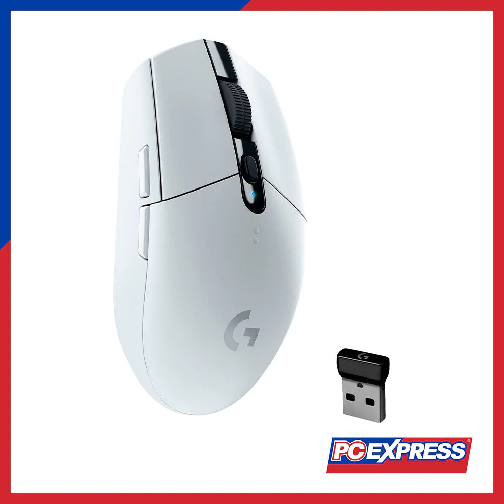 LOGITECH G304 LIGHTSPEED Wireless Mouse (White) - Image 5