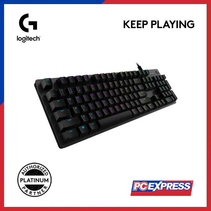 LOGITECH G512 Carbon RGB Mechanical GX Blue Switch (CLICKY) Gaming Keyboard - Image 2
