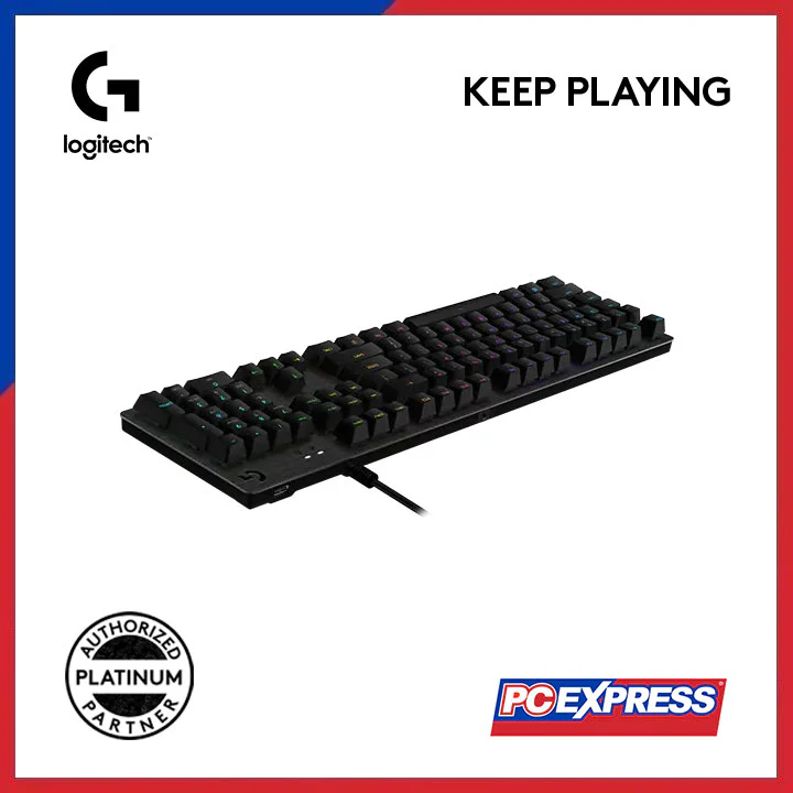 LOGITECH G512 Carbon RGB Mechanical GX Blue Switch (CLICKY) Gaming Keyboard - Image 3