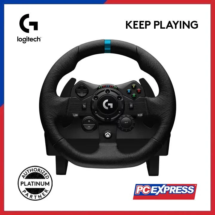 LOGITECH G923 STEERING WHEEL Gaming Controller (Black) - Image 2