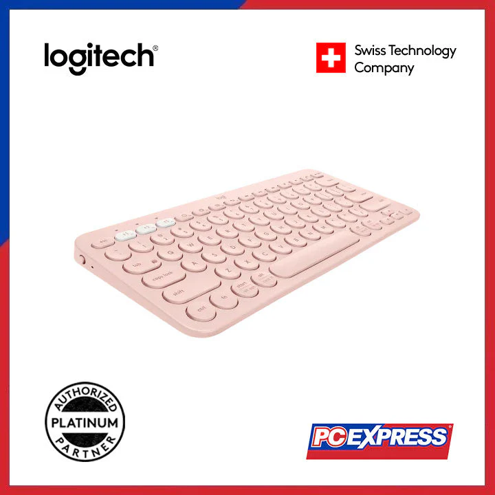 LOGITECH K380 Multi-Device Bluetooth Keyboard (Rose) - Image 2