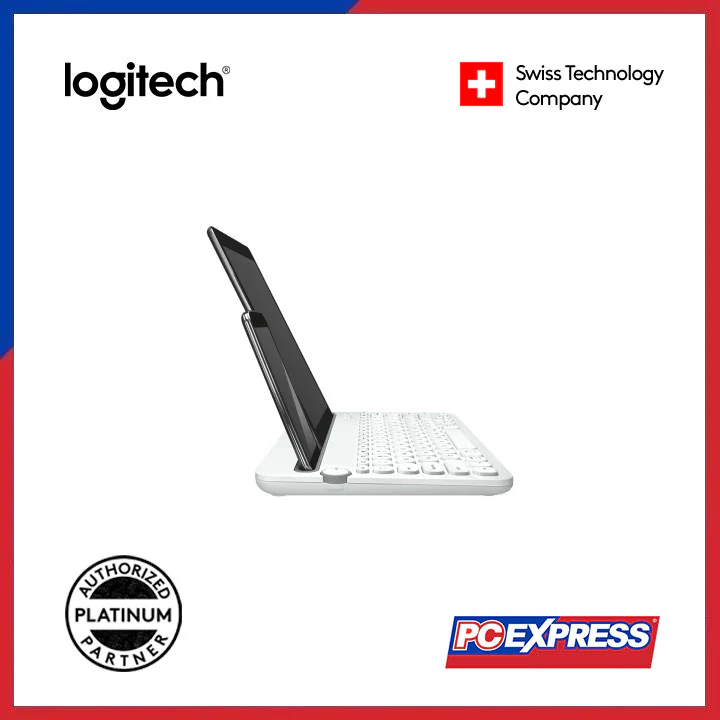 LOGITECH K480 Multi-Device Bluetooth Wireless Keyboard (White) - Image 4