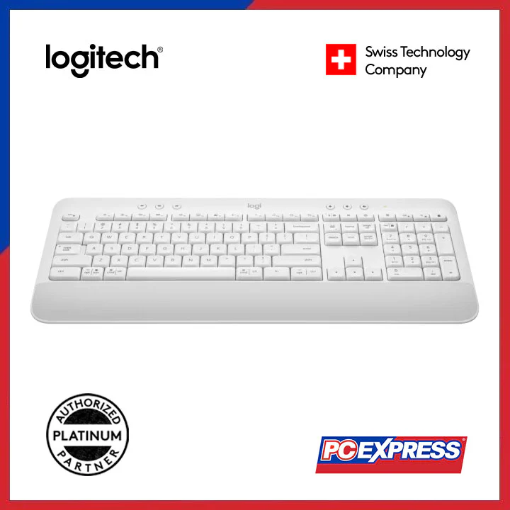 LOGITECH K650 SIGNATURE Multi-Device Wireless Keyboard (Off White) - Image 2