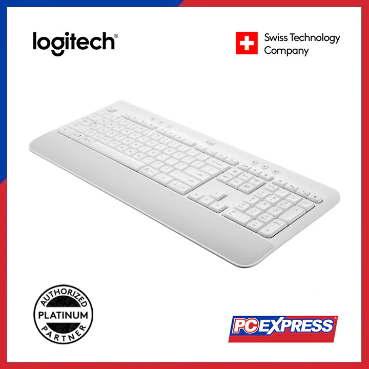 LOGITECH K650 SIGNATURE Multi-Device Wireless Keyboard (Off White) - Image 4