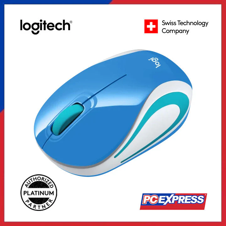LOGITECH M187 MINI Wireless Mouse (Blue) - Image 2