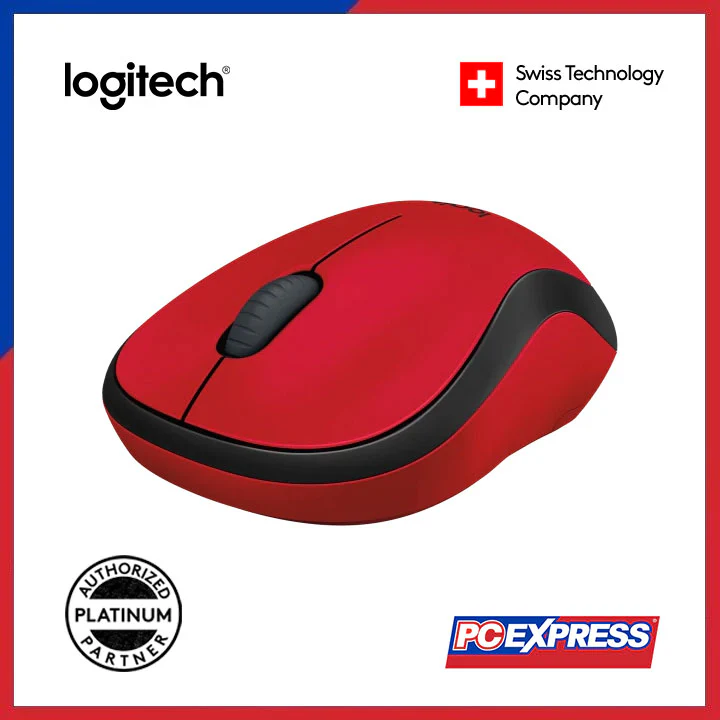 LOGITECH M221 Silent Wireless Mouse (Red) - Image 3