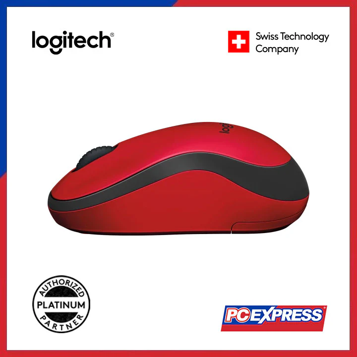 LOGITECH M221 Silent Wireless Mouse (Red) - Image 4