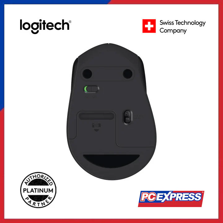 LOGITECH M331 SILENT PLUS Wireless Mouse (Black) - Image 5