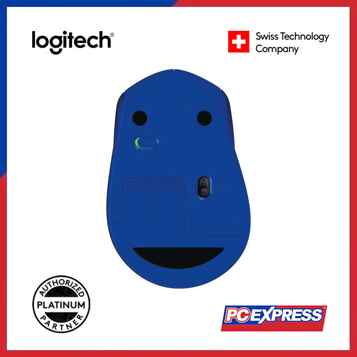 LOGITECH M331 SILENT PLUS Wireless Mouse (Blue) - Image 5