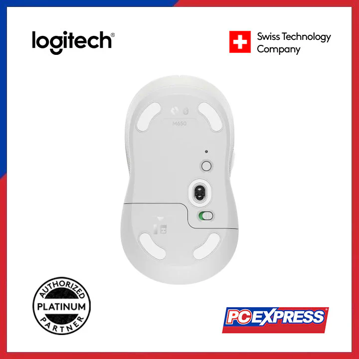 LOGITECH M650 Signature Wireless Mouse (White) - Image 2