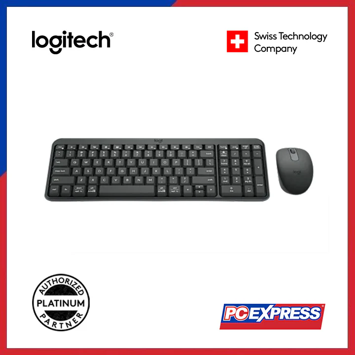 LOGITECH MK250 Compact Bluetooth® Wireless Combo Keyboard and Mouse - Graphite