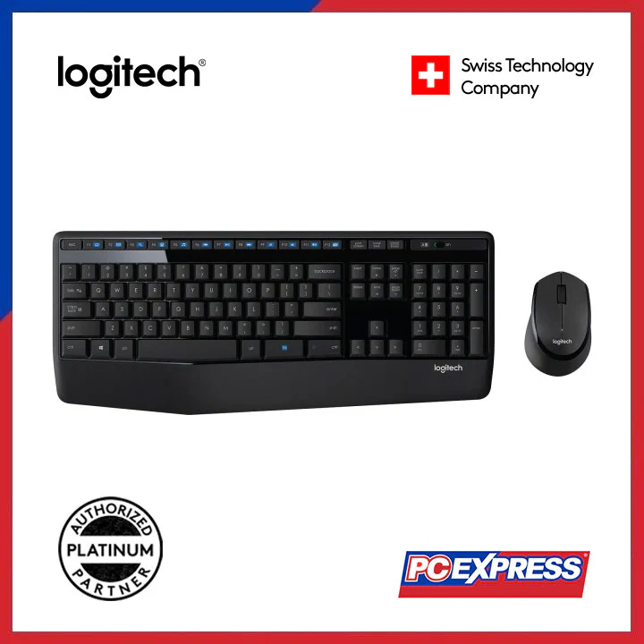 LOGITECH MK345 COMFORT Wireless Keyboard and Mouse Combo (Black)