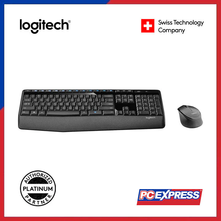 LOGITECH MK345 COMFORT Wireless Keyboard and Mouse Combo (Black) - Image 2