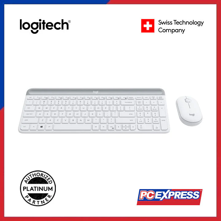 LOGITECH MK470 SLIM Wireless Keyboard and Mouse Combo (Off White) - Image 3