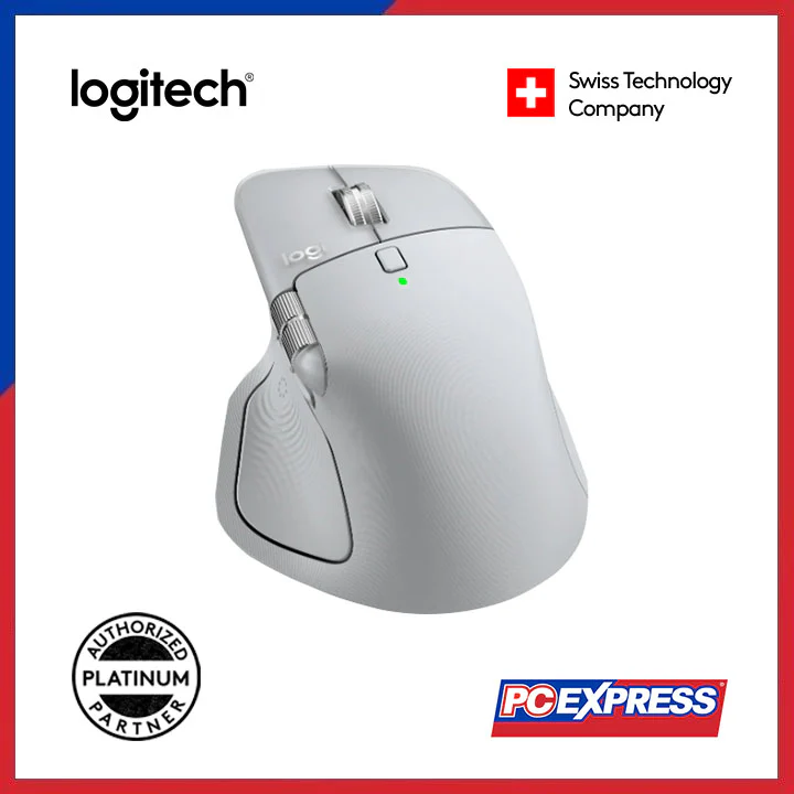 LOGITECH MX Master 4 Wireless Mouse - Pale Grey - Image 3