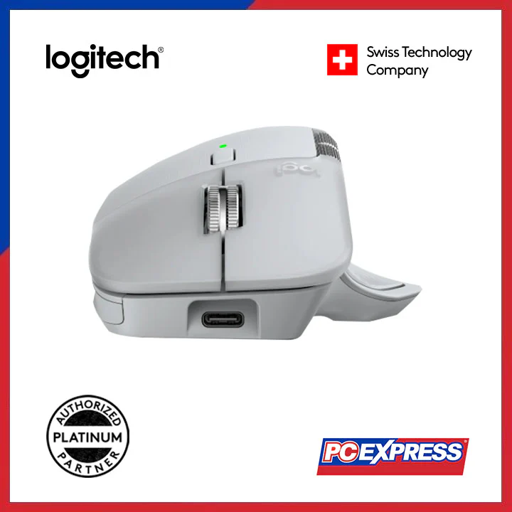 LOGITECH MX Master 4 Wireless Mouse - Pale Grey - Image 4