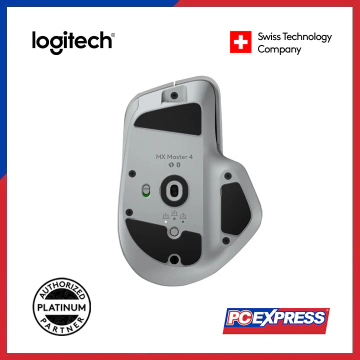 LOGITECH MX Master 4 Wireless Mouse - Pale Grey - Image 7