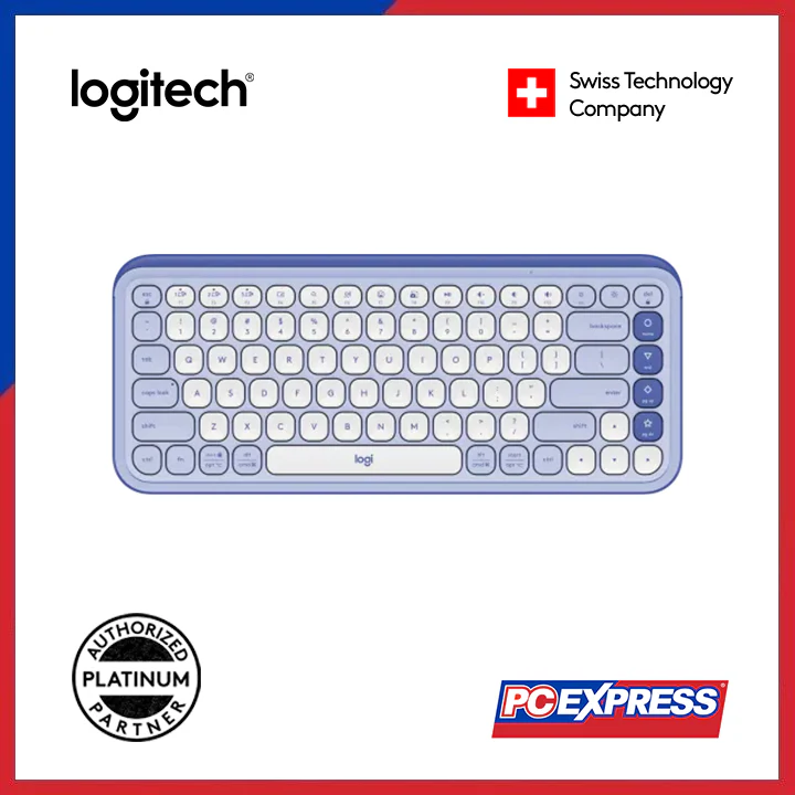 LOGITECH Pop Icon Keys (920-013086) Wireless Keyboard - Lilac and Off-White - Image 3