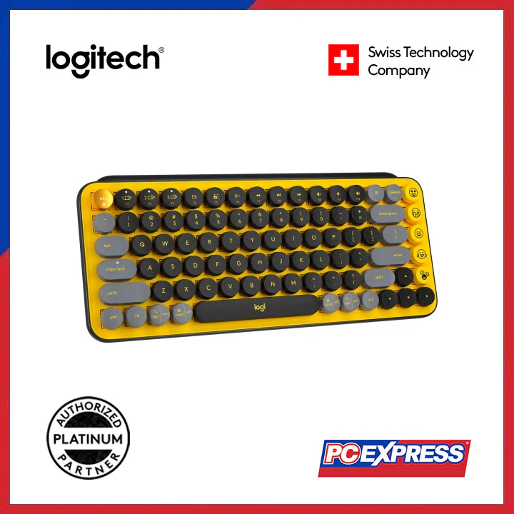 LOGITECH POP Keys Wireless Mechanical Keyboard (Blast) - Image 3