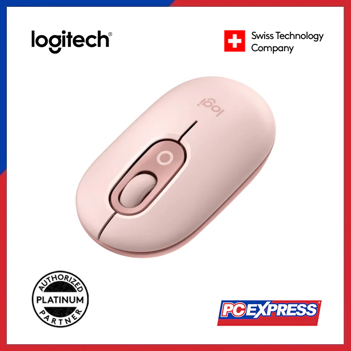LOGITECH POP Wireless Mouse (910-007402) - Emoji Rose - Image 2