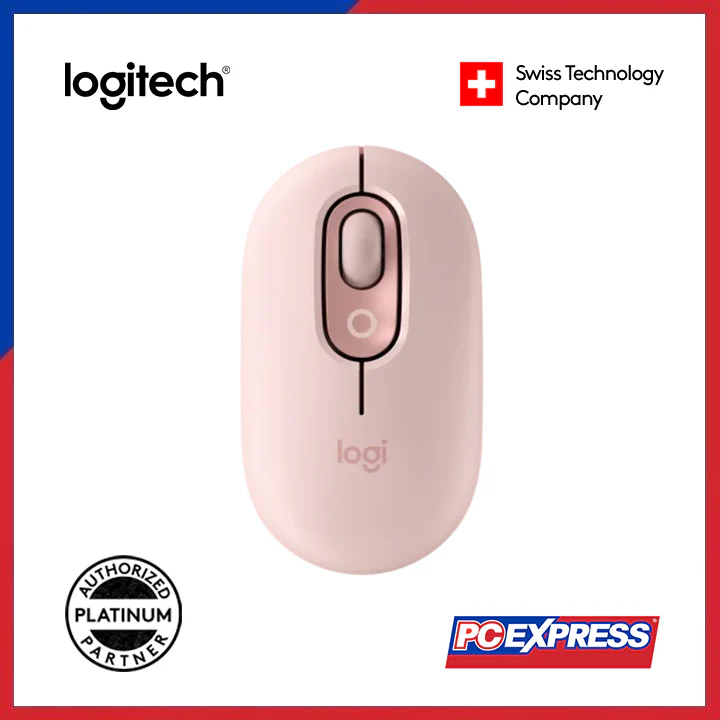 LOGITECH POP Wireless Mouse (910-007402) - Emoji Rose - Image 3